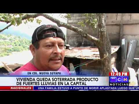 ¡Urgen apoyo! Muro destruye vivienda en col. Nueva Suyapa