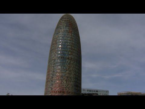 Primer fin de semana del mirador de la Torre Glòries de Barcelona