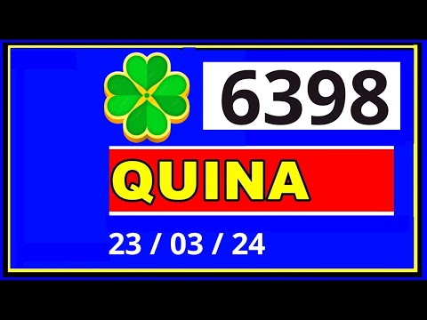 Quina 6398 - Resultado da Quina Concurso 6398