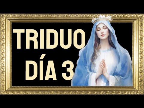 ? Triduo en Honor a la Virgen de la Medalla Milagrosa, día 3