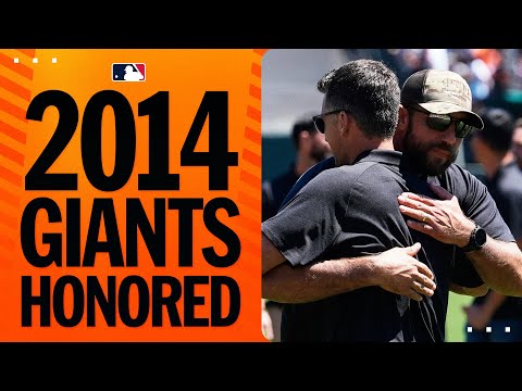 3 WORLD SERIES IN 5 YEARS! 2014 San Francisco Giants World Series reunion (Full ceremony)