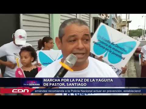 Marcha por la paz de la Yaguita  de pastor, Santiago