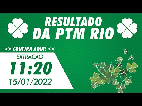 Resultado do Jogo do Bicho PT Rio 11:20 – PTM 15/01/2022