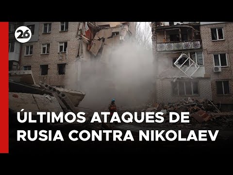 Al menos un muerto y 16 heridos por los últimos ataques de Rusia contra Nikolaev