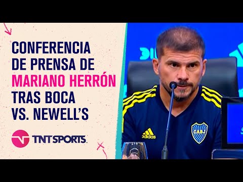 EN VIVO: Mariano Herrón habla en conferencia de prensa tras Boca vs. Newell's