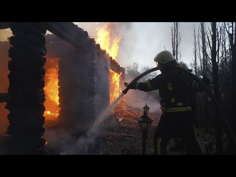 Misiles guiados rusos siembran la destrucción en Járkov dejando 17 heridos