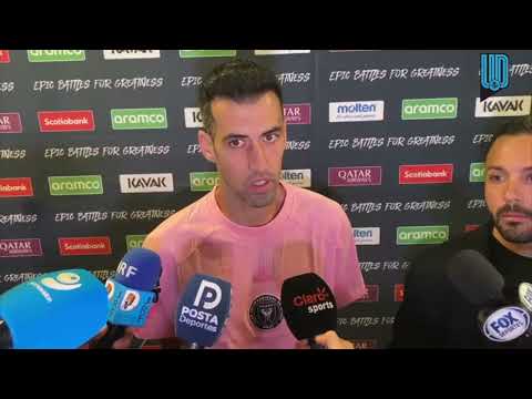 Sergio Busquets: “Decepcionados, teníamos mucha ilusión por este torneo”