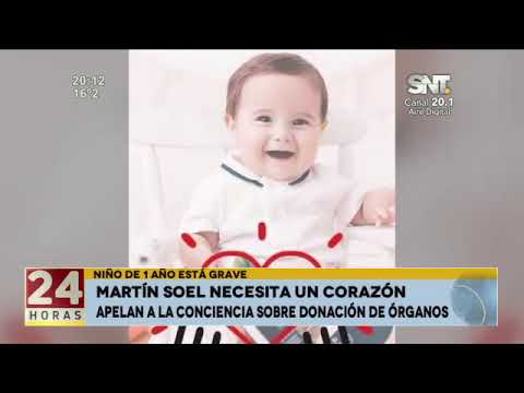 Martín Soel necesita un corazón con urgencia