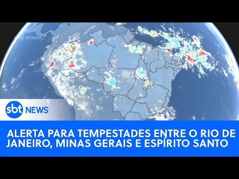 Previsão: Temporais persistem no sudeste do Brasil | #SBTNewsnaTV(07/03/24)