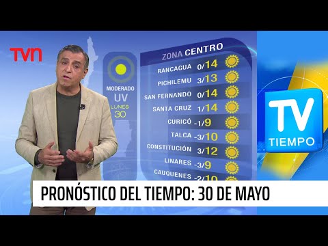 Pronóstico del tiempo: Lunes 30 de mayo | TV Tiempo