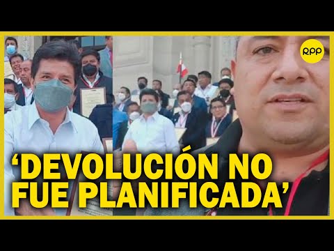 Me nació del corazón porque me indignó: Alcalde de Moche devolvió reconocimiento a Pedro Castillo