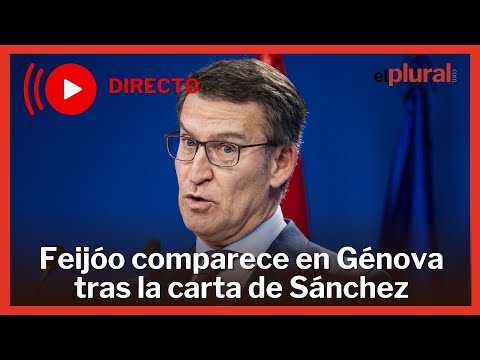 DIRECTO| Feijóo comparece en Génova tras la carta de Pedro Sánchez