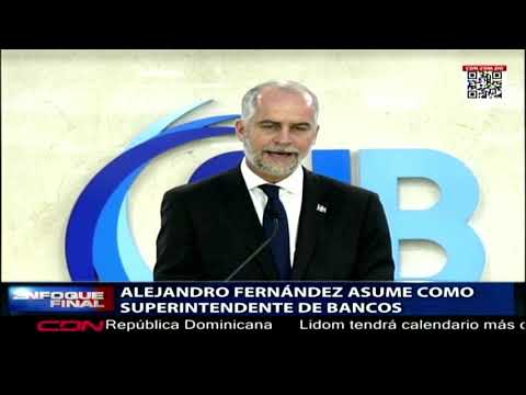 Alejandro Fernández asume como superintendente de Bancos