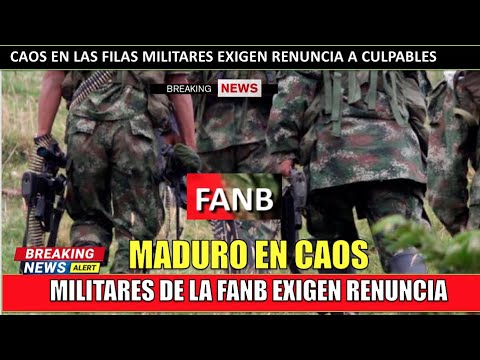 MADURO en CAOS soldados de la FANB EXIGEN RENUNCIA de altos mandos hoy 18 mayo 2021