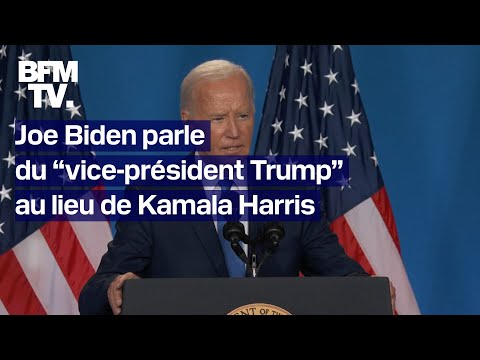 Joe Biden parle du “vice-président Trump” au lieu de Kamala Harris