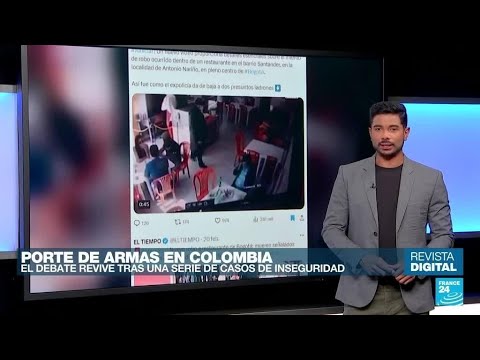 Ante ola de inseguridad, Colombia debate en redes sociales el porte de armas • FRANCE 24 Español