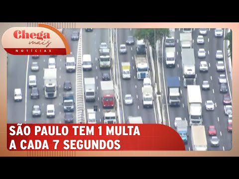 Levantamento mostra que SP é a cidade que mais aplica multas no país | Primeiro Impacto (09/10/24)