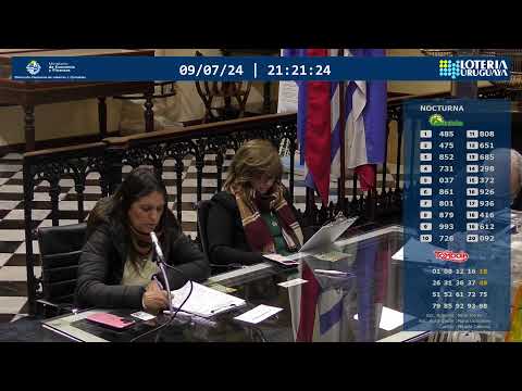 Emisión en directo de Loteria Uruguaya