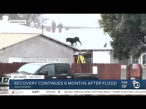 Recovery continues 6 months after flood