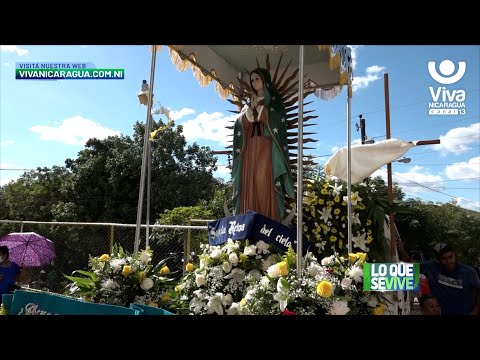 Estelí: devotos de la Morenita del Tepeyac realizan procesión por favores recibidos