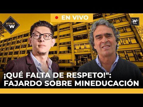  El nuevo Mineducación es un atarván: Sergio Fajardo / John ‘Avión’ pide pista  en el Congreso