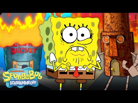SpongeBob | Bikini Bottom wird 20 Minuten lang ZERSTÖRT | SpongeBob Schwammkopf