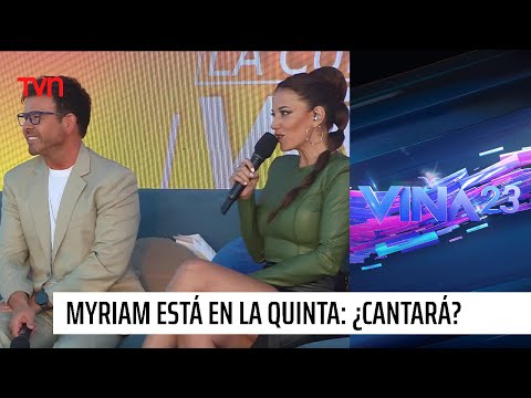 Myriam Hernández está en la Quinta: ¿Cantará con Karol G? | Échale la culpa a Viña