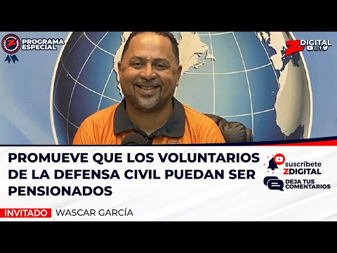 Wascar García promueve que los voluntarios de la Defensa Civil puedan ser pensionados