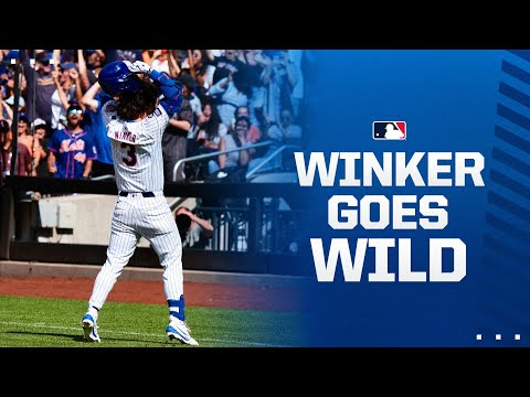 Jesse Winker sends Citi Field into a FRENZY with his FIRST Mets homer!