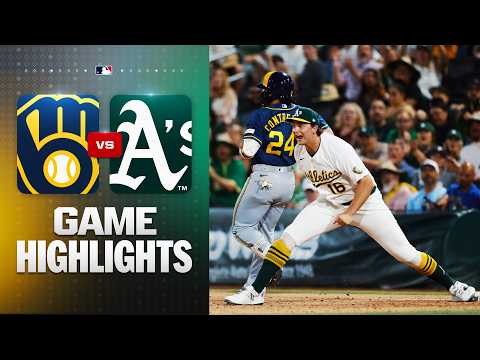 밀워키 브루어스 vs As 경기 하이라이트 (6/10/26) | MLB 하이라이트