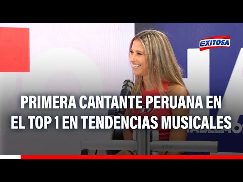 Anna Carina, la primera cantante peruana que alcanza el top 1 en tendencias musicales