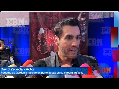 DAVID ZEPEDA APARECE CON ARREGLITOS EN LA CARA Y COMO PROTAGONISTA DE PERFUME DE GARDENIA