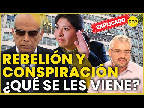 Betssy Chávez y Aníbal Torres: Acusados y allanados por presunta rebelión y conspiración