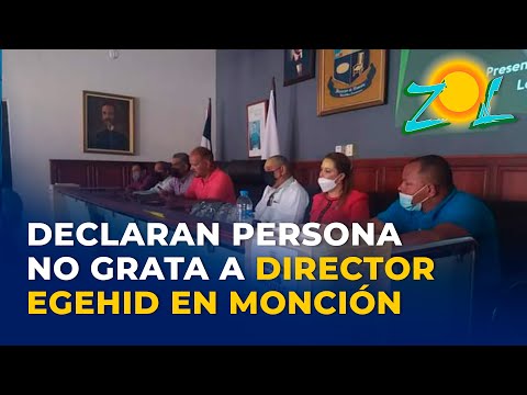 Ángel Acosta: declaran persona no grata a director EGEHID en Monción