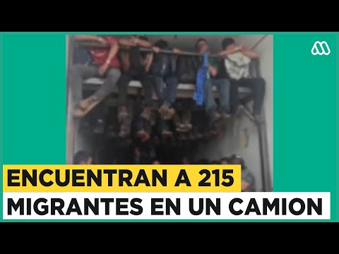 Encuentran 215 migrantes al interior de un camión en México