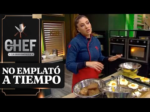 ¡NO LO LOGRÓ!: Karen Bejarano no pudo emplatar su preparación - El Discípulo del Chef