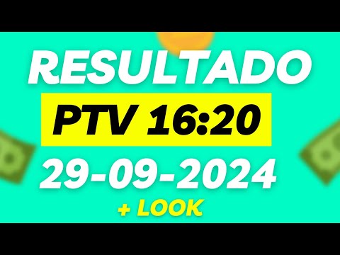 RESULTADO - Jogo do bicho ao vivo - PTV 29_09_2024