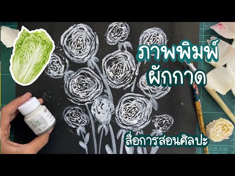 ภาพพิมพ์สื่อการสอนศิลปะวัสดุ