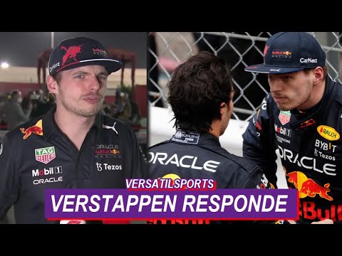 ASI REACCIONA VERSTAPPEN a PALABRAS de CHECO PEREZ GRAN PREMIO BRASIL F1