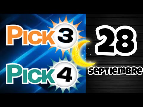 Resultado PICK 3 Y PICK 4 NOCHE Sabado 28 de Septiembre de 2024