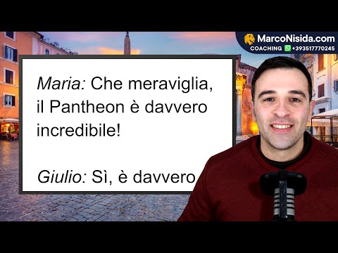 Curso de Italiano para Principiantes 55 Visitar el Pantheon en Roma - Frases Útiles y Conversaciones