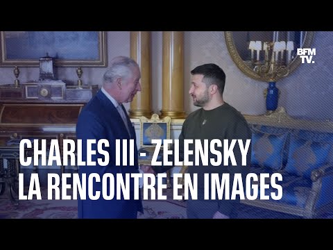 Les images de la rencontre entre le président ukrainien Volodymyr Zelensky et le roi Charles III