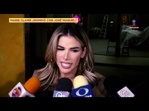 ¿Marie Claire TERMINÓ con José Manuel Figueroa? La actriz habla al respecto | De Primera Mano