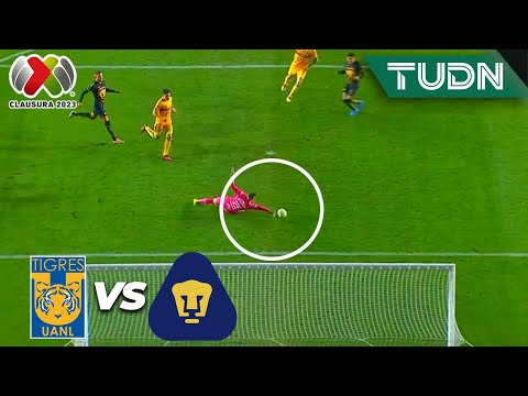 ¡HAY PORTERO! Sosa salva en dos ocasiones | Tigres 1-1 Pumas | Liga Mx - CL2023 J6 | TUDN