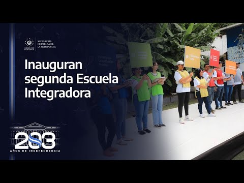 Gobierno del Presidente Nayib Bukele inaugura segunda Escuela Integradora