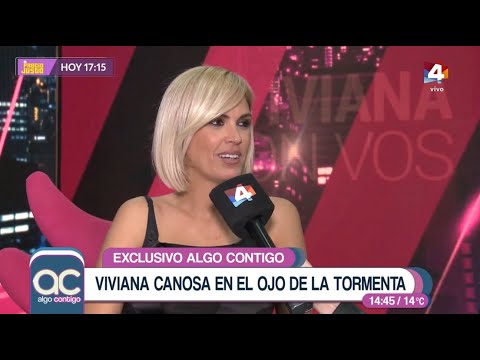 Algo Contigo - Viviana Canosa habló de la realidad argentina y le envió un cariñoso mensaje a Luis