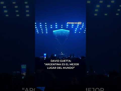 David Guetta quedó enamorado del público argentino: “Argentina es el mejor lugar del mundo