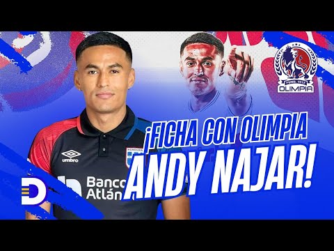 Andy Najar firma con el Olimpia y cumplirá su sueño de jugar en Honduras