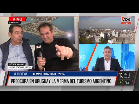 Temporada  2023 - 2024:  Preocupa en Uruguay la merma del turismo argentino