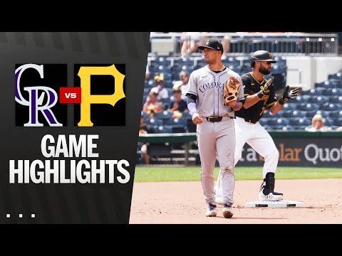 Rockies vs. Pirates Game Highlights (8/24/25) | MLB Highlights